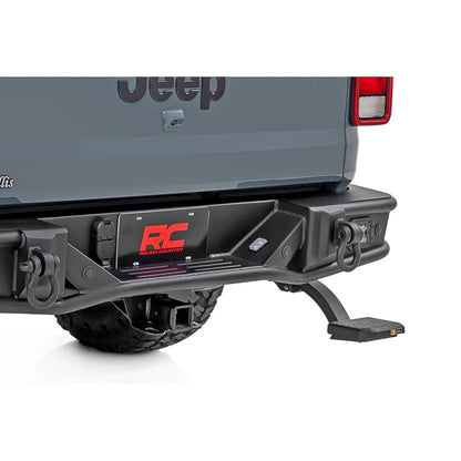 ROUGH COUNTRY Retractable Bed Step | Manual Pull | Jeep Gladiator JT 4WD (2020-2025) | PW050158