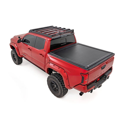 ROUGH COUNTRY Powered Retractable Bed Cover | 5' Bed | Toyota Tacoma 2WD/4WD (2024-2025) | 51515551