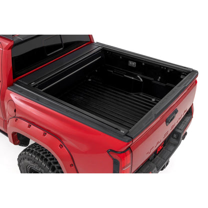ROUGH COUNTRY Powered Retractable Bed Cover | 5' Bed | Toyota Tacoma 2WD/4WD (2024-2025) | 51515551