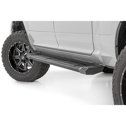 ROUGH COUNTRY HD2 Running Boards | Crewmax Cab | Ram 1500/2500/3500 2WD/4WD (2010-2025 & Classic) | SRB091785A