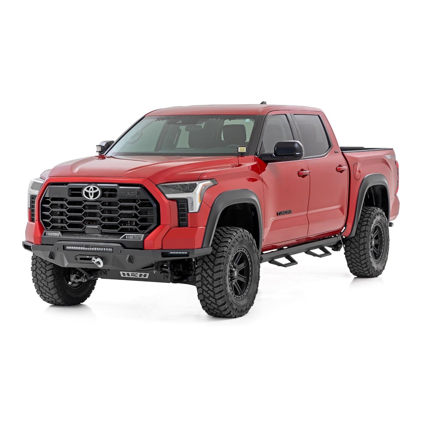 ROUGH COUNTRY SRL2 Adj Aluminum Steps | CrewMax | Toyota Tundra 2WD/4WD (2022-2025) | 71097