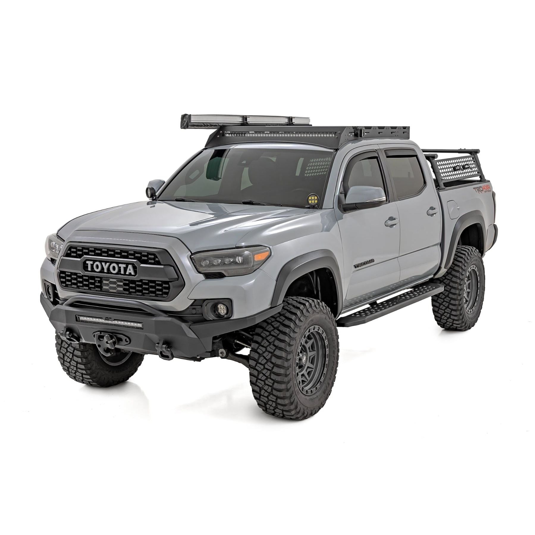 ROUGH COUNTRY RCS44012 44012 RPT2 Running Board Toyota Tacoma 2016-23