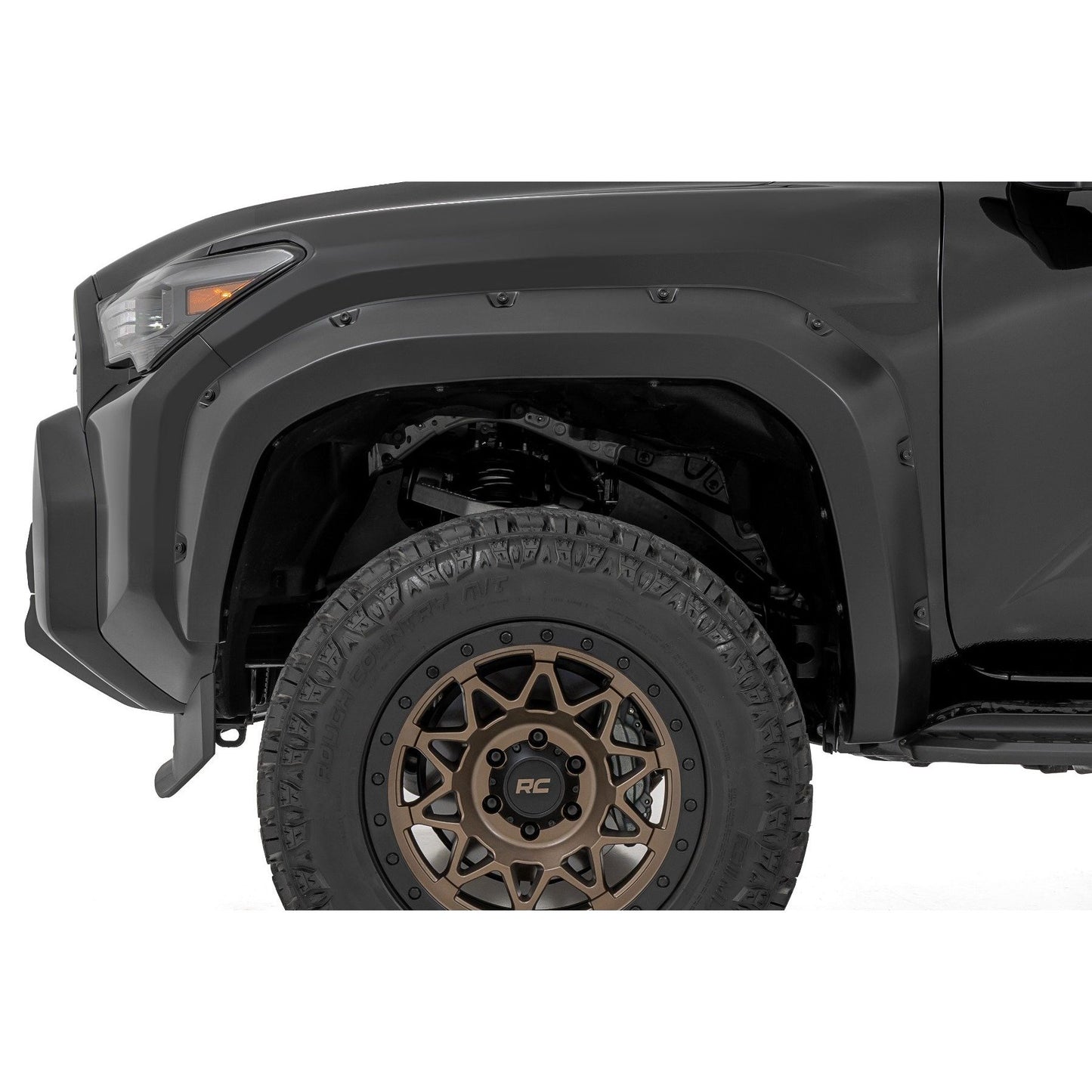 ROUGH COUNTRY | Pocket Fender Flares  089 Wind Chill Pearl  Toyota 4Runner 2WD/4WD (25-26) | F-T12511-089