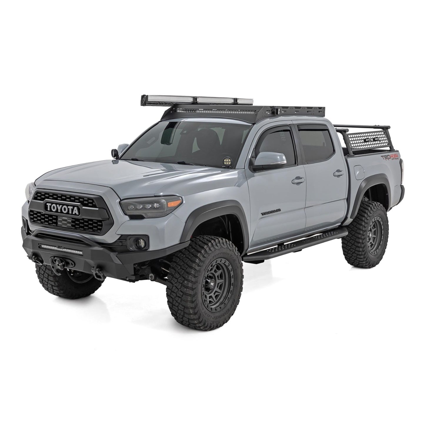 ROUGH COUNTRY RCS14012 14012 OV2 Running Boards Side Toyota Tacoma 16-23