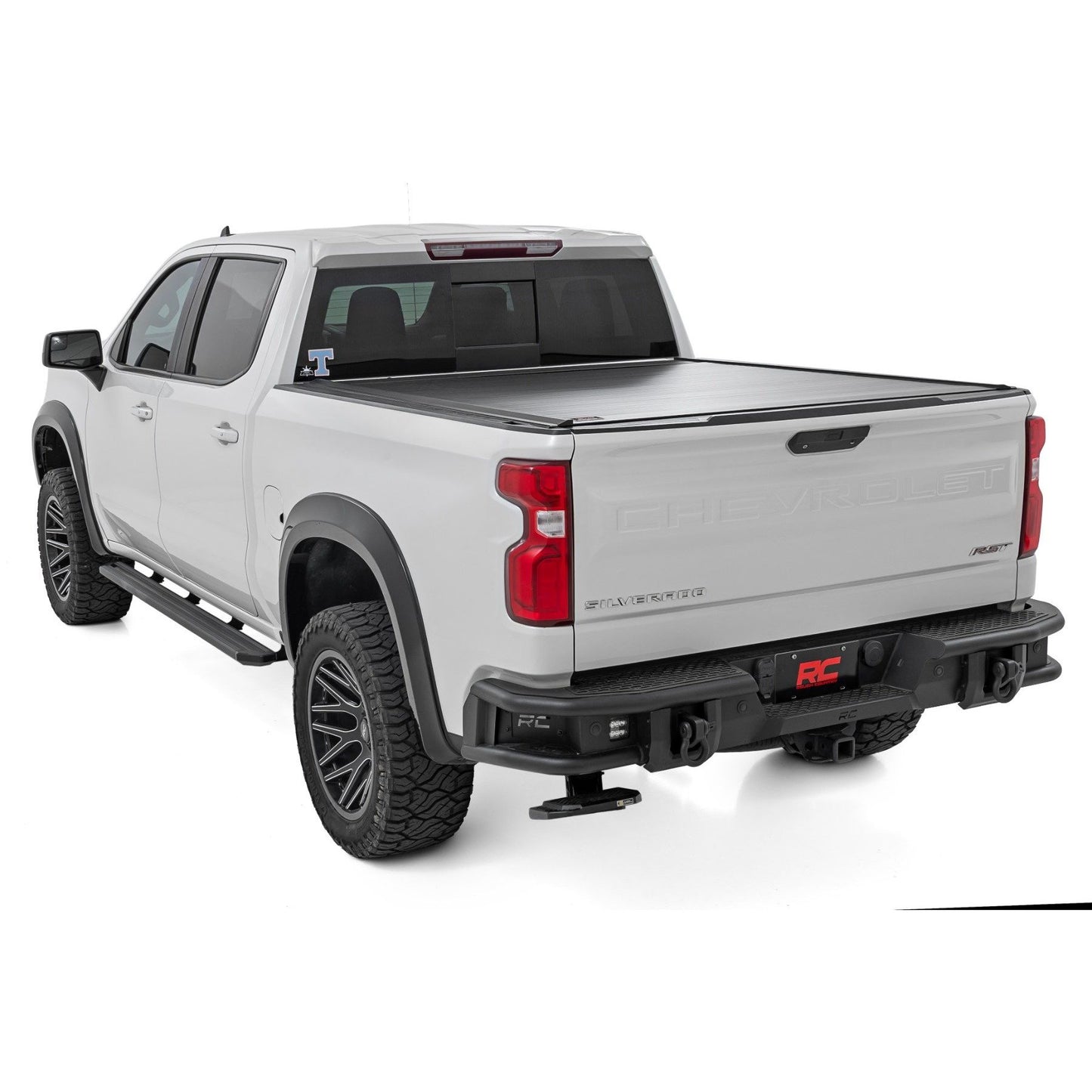 ROUGH COUNTRY Rear Bumper | Tubular | Chevy Silverado 1500 2WD/4WD (2019-2026) | 51219