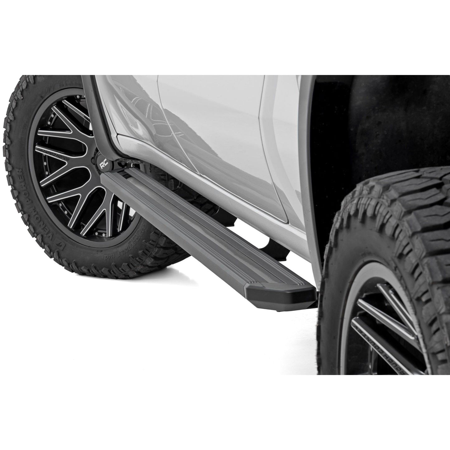 ROUGH COUNTRY Multi-Color LED Running Boards | Crew Cab | Chevy/GMC 1500/2500HD/3500HD (19-26 & Refresh) | 55007