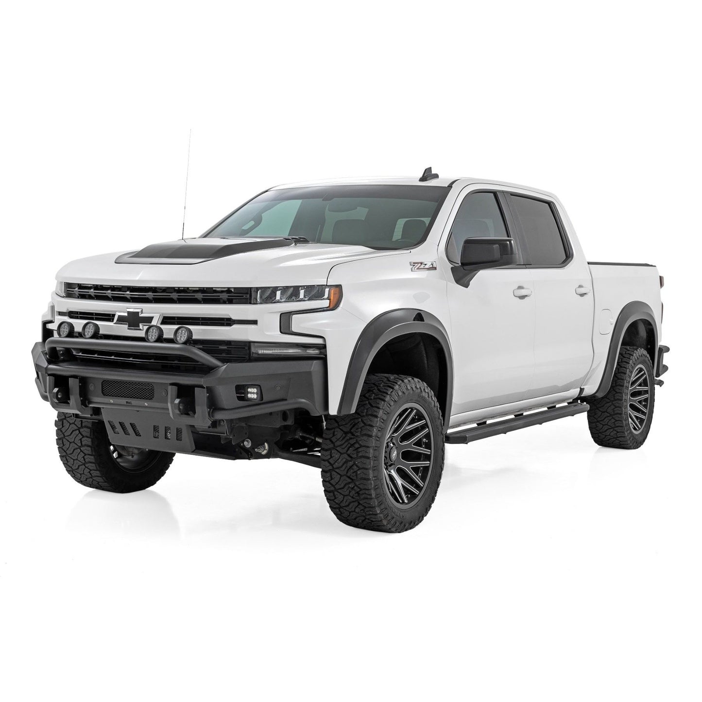 ROUGH COUNTRY Multi-Color LED Running Boards | Crew Cab | Chevy/GMC 1500/2500HD/3500HD (19-26 & Refresh) | 55007