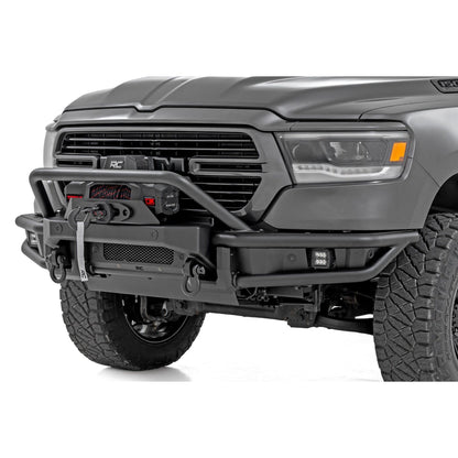 ROUGH COUNTRY Front Bumper | Tubular | Winch Mount | Ram 1500 2WD/4WD (2019-2024) | 51214W