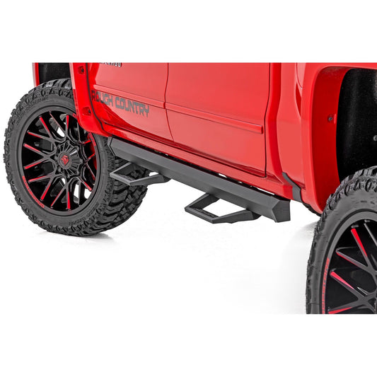 ROUGH COUNTRY SRL2 Adj Aluminum Step | Crew Cab | Chevy/GMC 1500/2500HD/3500HD (07-18 & Classic) | 11018