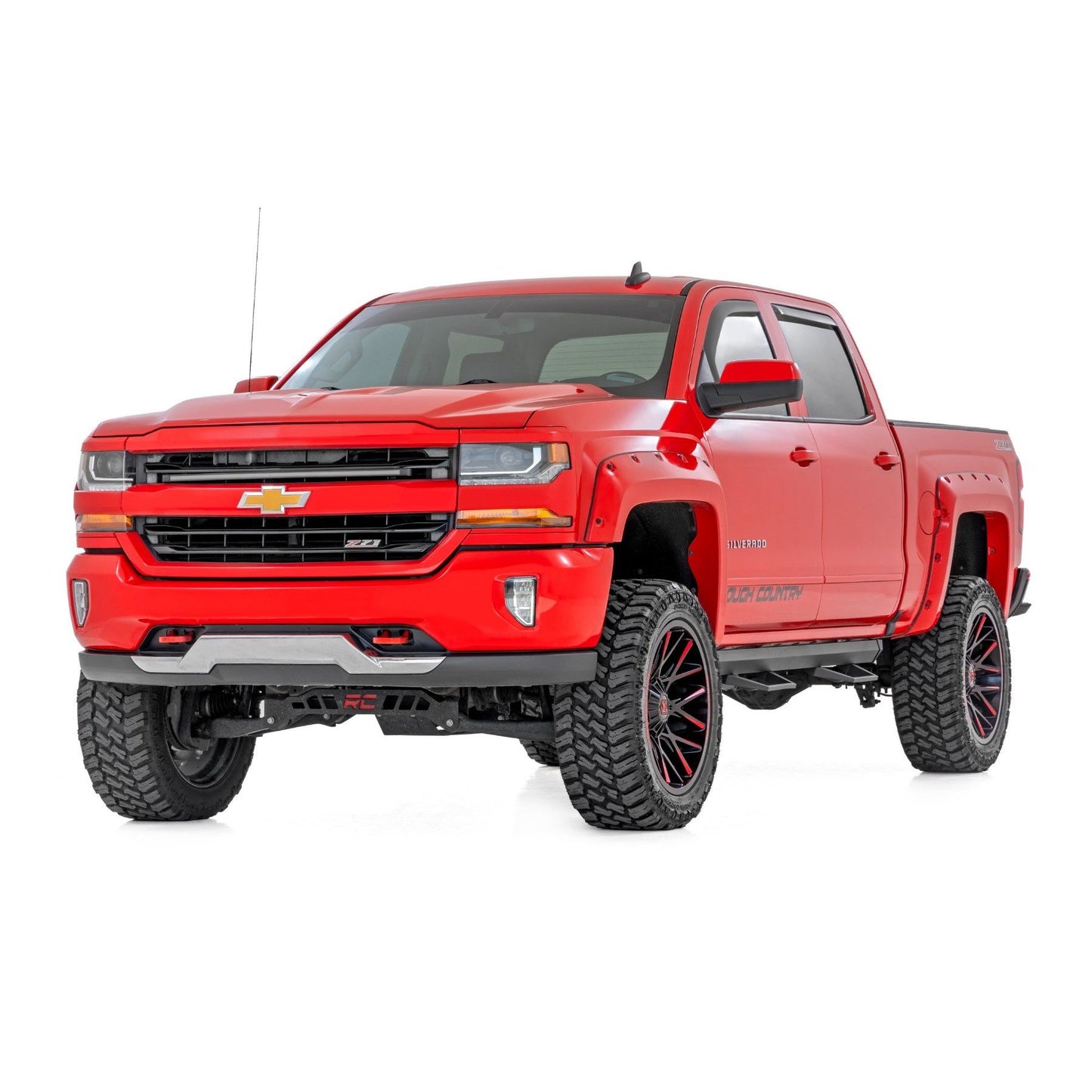 ROUGH COUNTRY SRL2 Adj Aluminum Step | Crew Cab | Chevy/GMC 1500/2500HD/3500HD (07-18 & Classic) | 11018