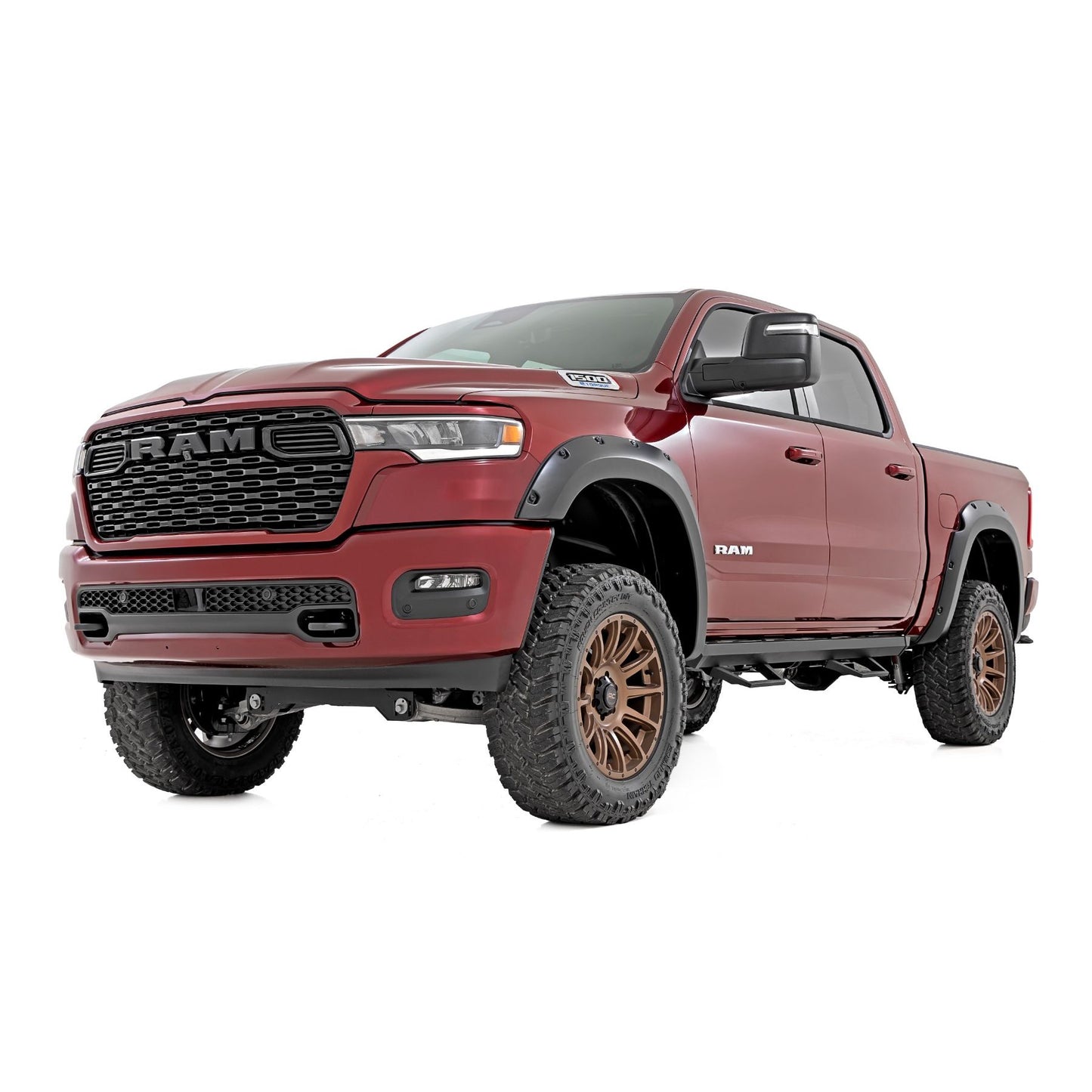 ROUGH COUNTRY | Pocket Fender Flares  PB8 Midnight Blue  Ram 1500 2WD/4WD (2025-2026) | F-D319205-PB8