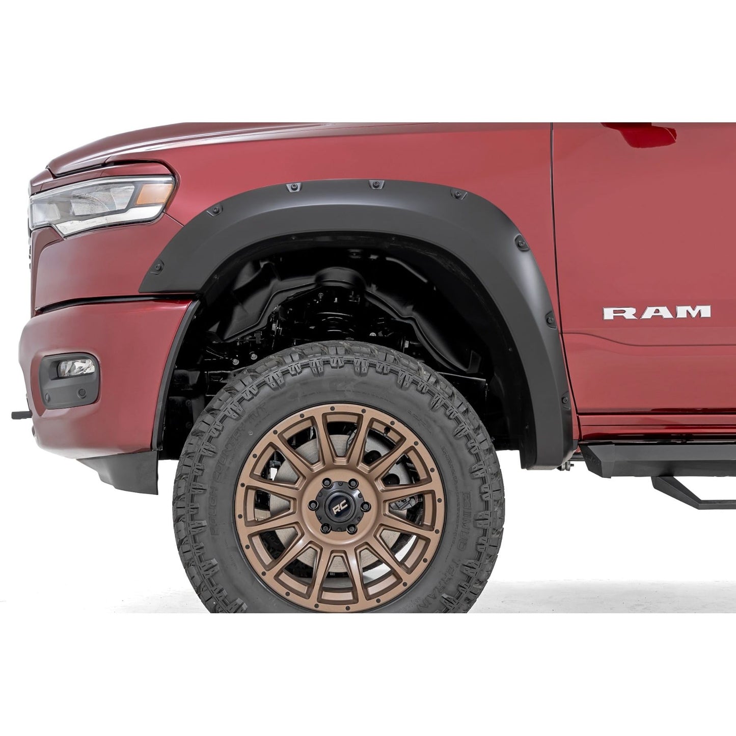 ROUGH COUNTRY | Pocket Fender Flares  PCG Forged Blue  Ram 1500 2WD/4WD (2025-2026) | F-D319205-PCG