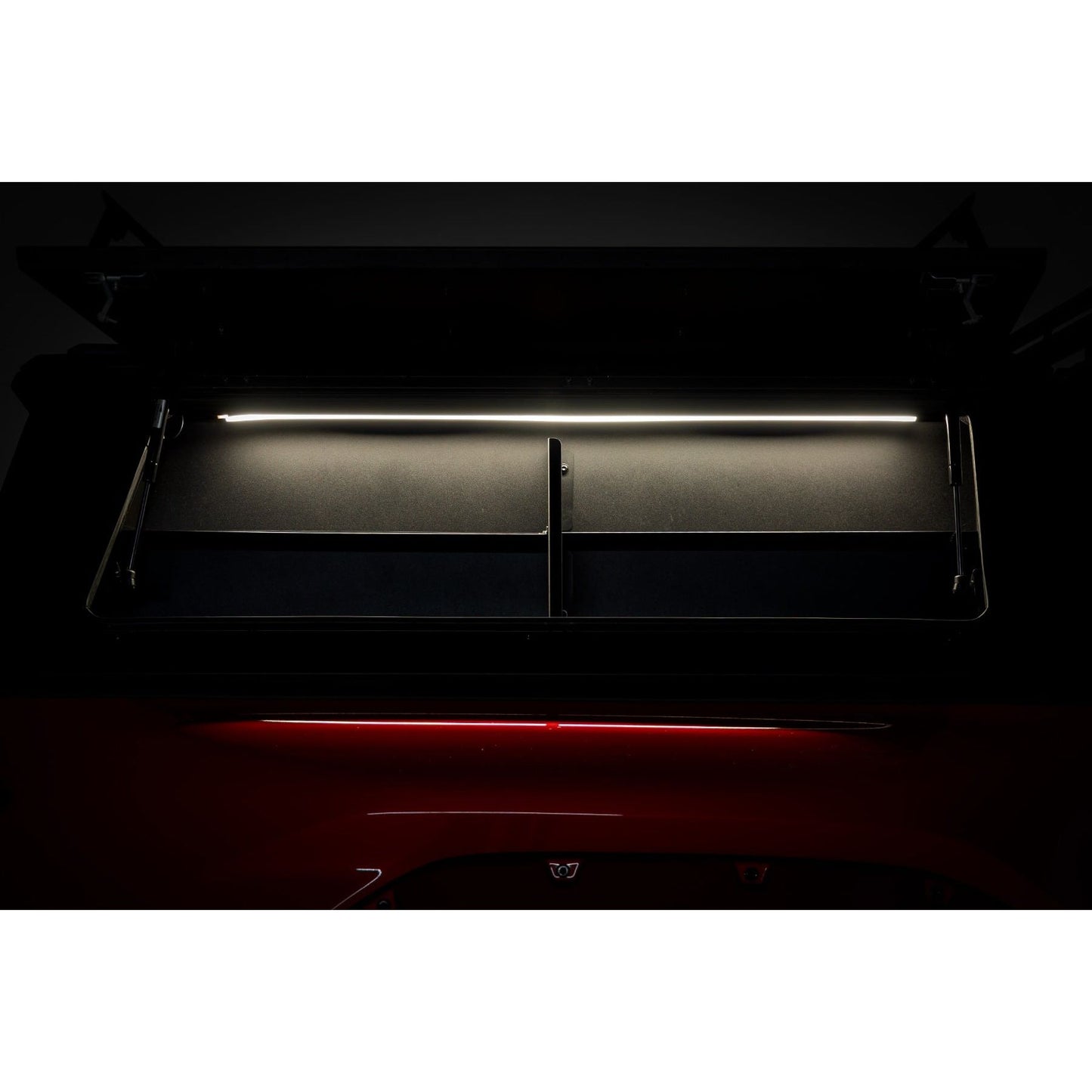 ROUGH COUNTRY | Bed Cap Side Shelf Storage Bin  Passengers Side  Toyota Tacoma (24-26) | 734075
