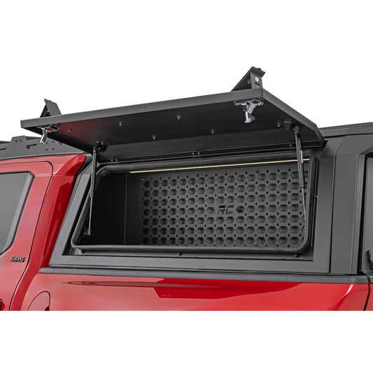 ROUGH COUNTRY | Bed Cap Molle Panel Side Storage Bin  Drivers Side  Toyota Tacoma (24-26) | 734074