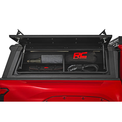 ROUGH COUNTRY | Bed Cap Side Shelf Storage Bin  Passengers Side  Toyota Tacoma (24-26) | 734075