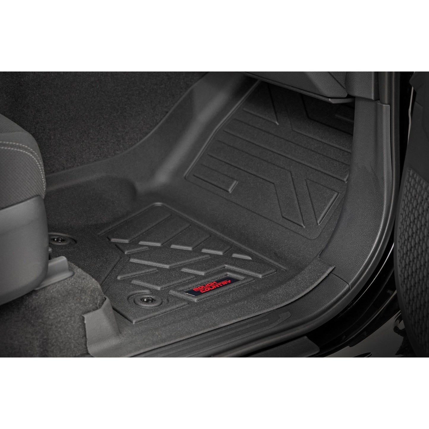 ROUGH COUNTRY Sure-Fit Floor Mats | Front & Rear & Cargo Mat | Toyota 4Runner (2025) | SM71325