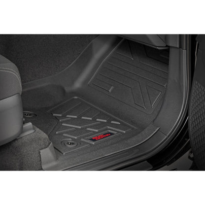 ROUGH COUNTRY Sure-Fit Floor Mats | Front & Rear & Cargo Mat | Toyota 4Runner (2025) | SM71325
