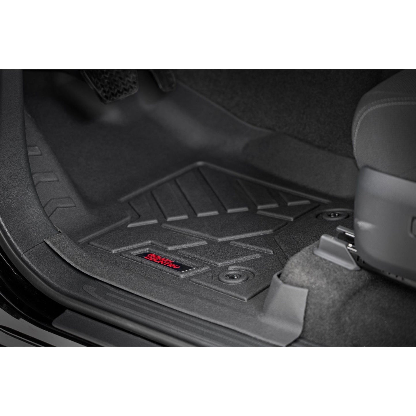ROUGH COUNTRY Sure-Fit Floor Mats | Front & Rear & Cargo Mat | Toyota 4Runner (2025) | SM71325
