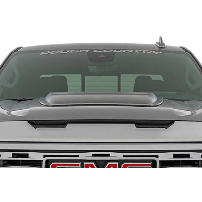 ROUGH COUNTRY Hood Scoop | GPA Dark Slate | GMC Sierra 1500 2WD/4WD (2019-2026) | HS40010-GPA