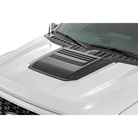 ROUGH COUNTRY | Hood Scoop  M7 Carbonized Gray  Ford F-150 2WD/4WD (2021-2026) | HS30010-M7
