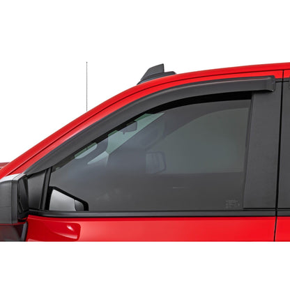 ROUGH COUNTRY Side Window Deflectors | Tape On Rain Guard | Chevy/GMC 1500/2500HD/3500HD (19-26 & Classic) | 911924