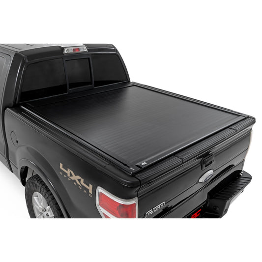 ROUGH COUNTRY | Powered Retractable Bed Cover  5'7" Bed  Ford F-150 2WD/4WD (2009-2014) | 51221550