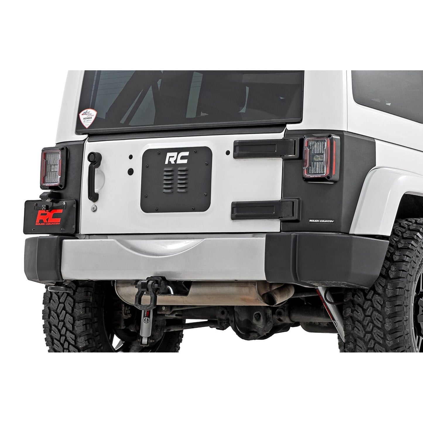 ROUGH COUNTRY Trail Cladding | Rear Corners | Jeep Wrangler JK/Wrangler Unlimited  (07-18) | TC13022