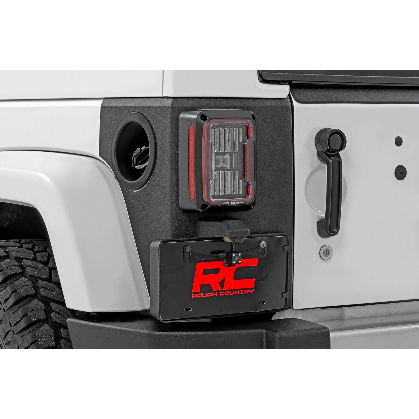 ROUGH COUNTRY Trail Cladding | Rear Corners | Jeep Wrangler JK/Wrangler Unlimited  (07-18) | TC13022
