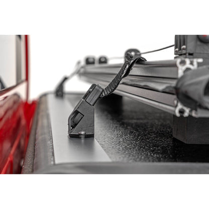 ROUGH COUNTRY Hard Low Profile Bed Cover | 6'9" Bed | Rail Caps | Chevy/GMC 2500HD/3500HD (20-25) | 47120651B