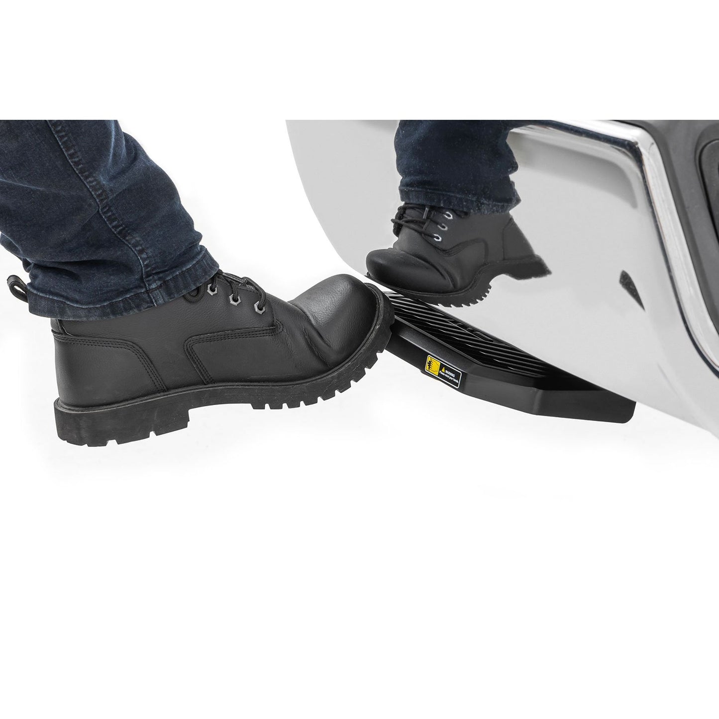 ROUGH COUNTRY Retractable Bed Step | Manual Pull | Ram 1500 2WD/4WD (2009-2018 & Classic) | PW049980