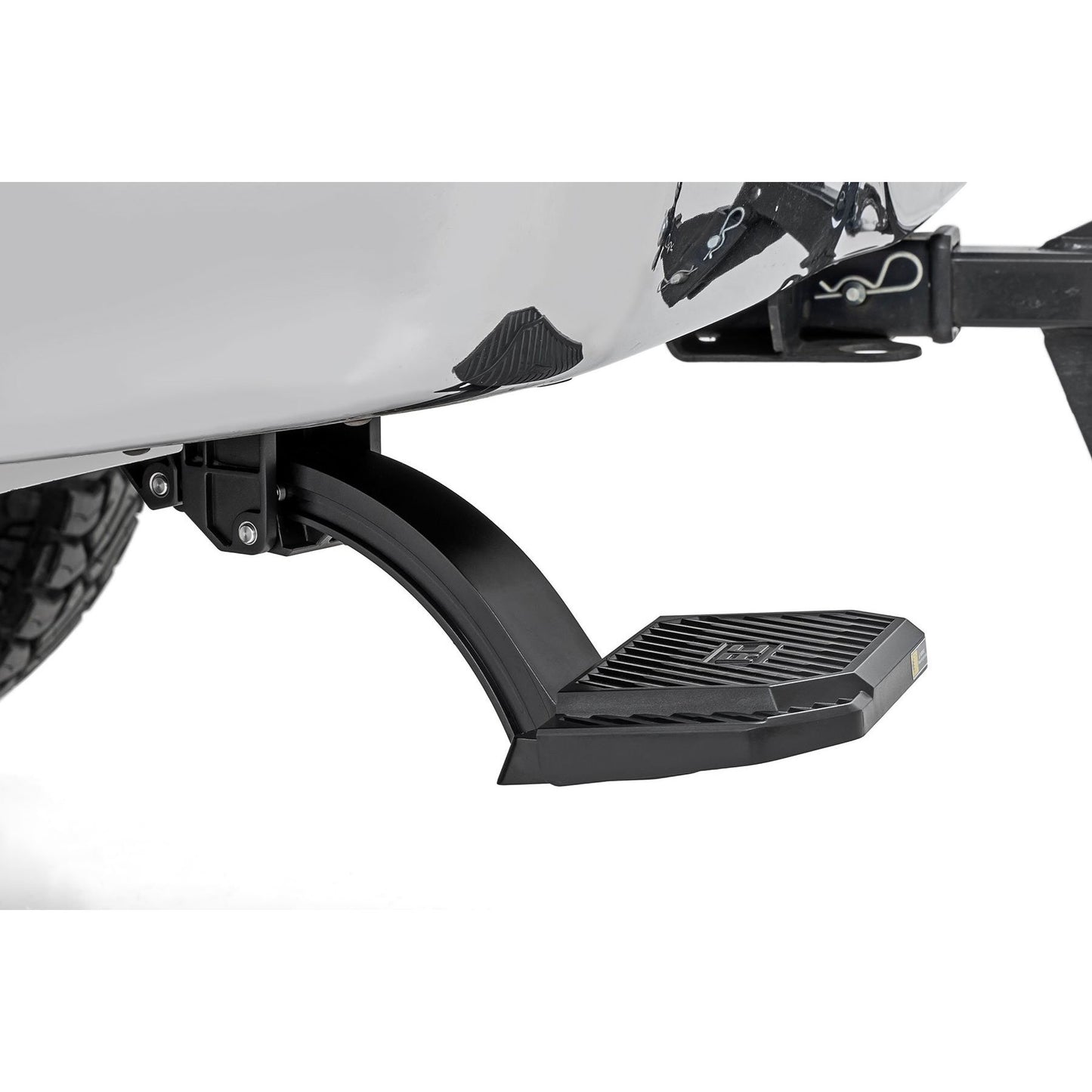 ROUGH COUNTRY Retractable Bed Step | Manual Pull | Ram 1500 2WD/4WD (2009-2018 & Classic) | PW049980