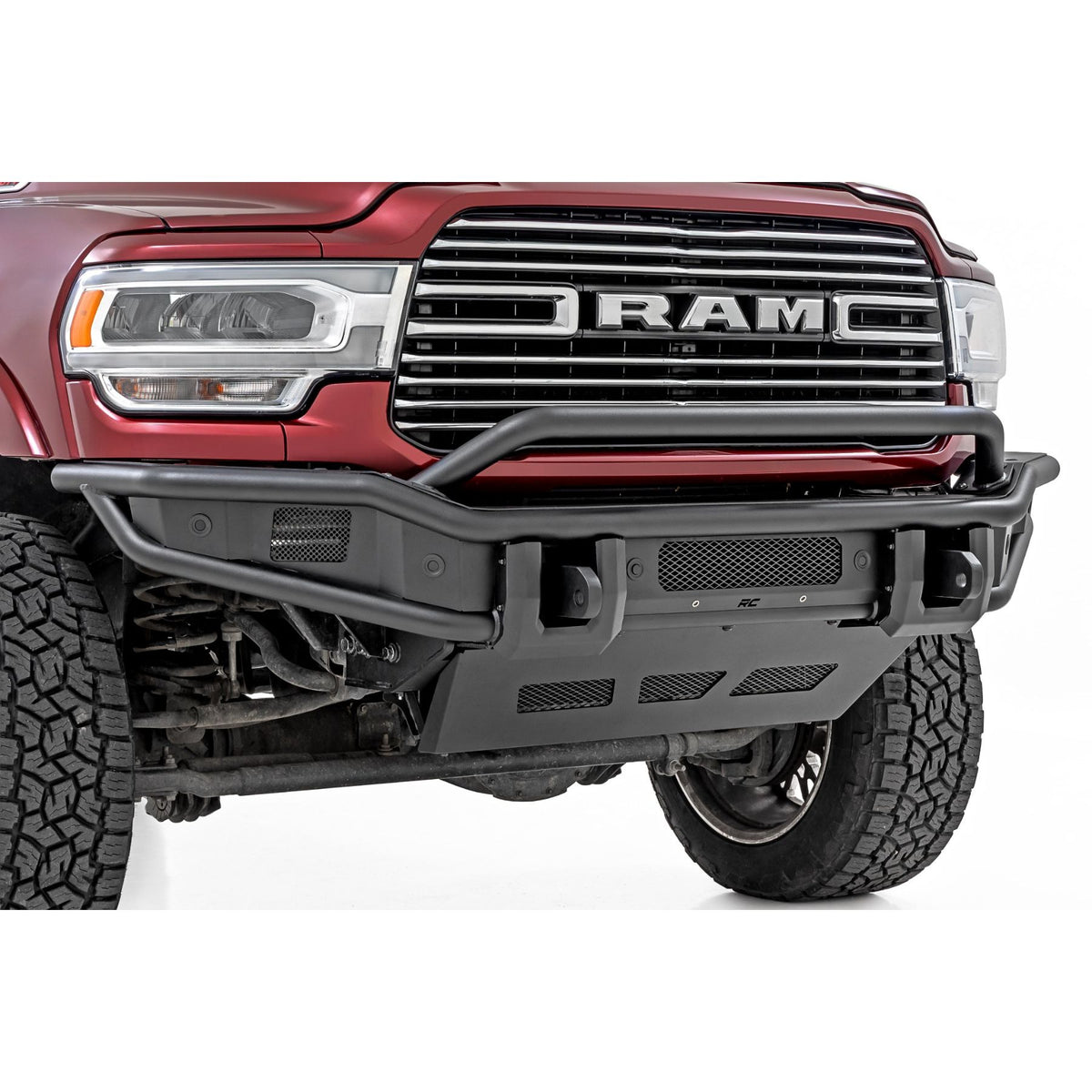 ROUGH COUNTRY RCS51212 51212 Front Bumper Tubular Ram 2500/3500 2019-26