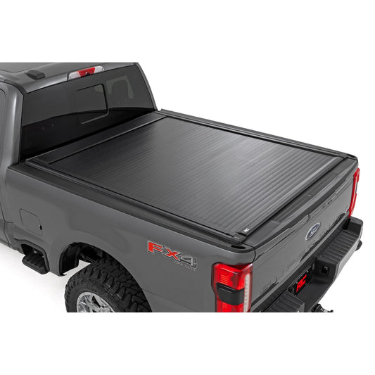 ROUGH COUNTRY | Powered Retractable Bed Cover  6'10" Bed  Ford F-250/F-350 Super Duty (17-26) | 51507650