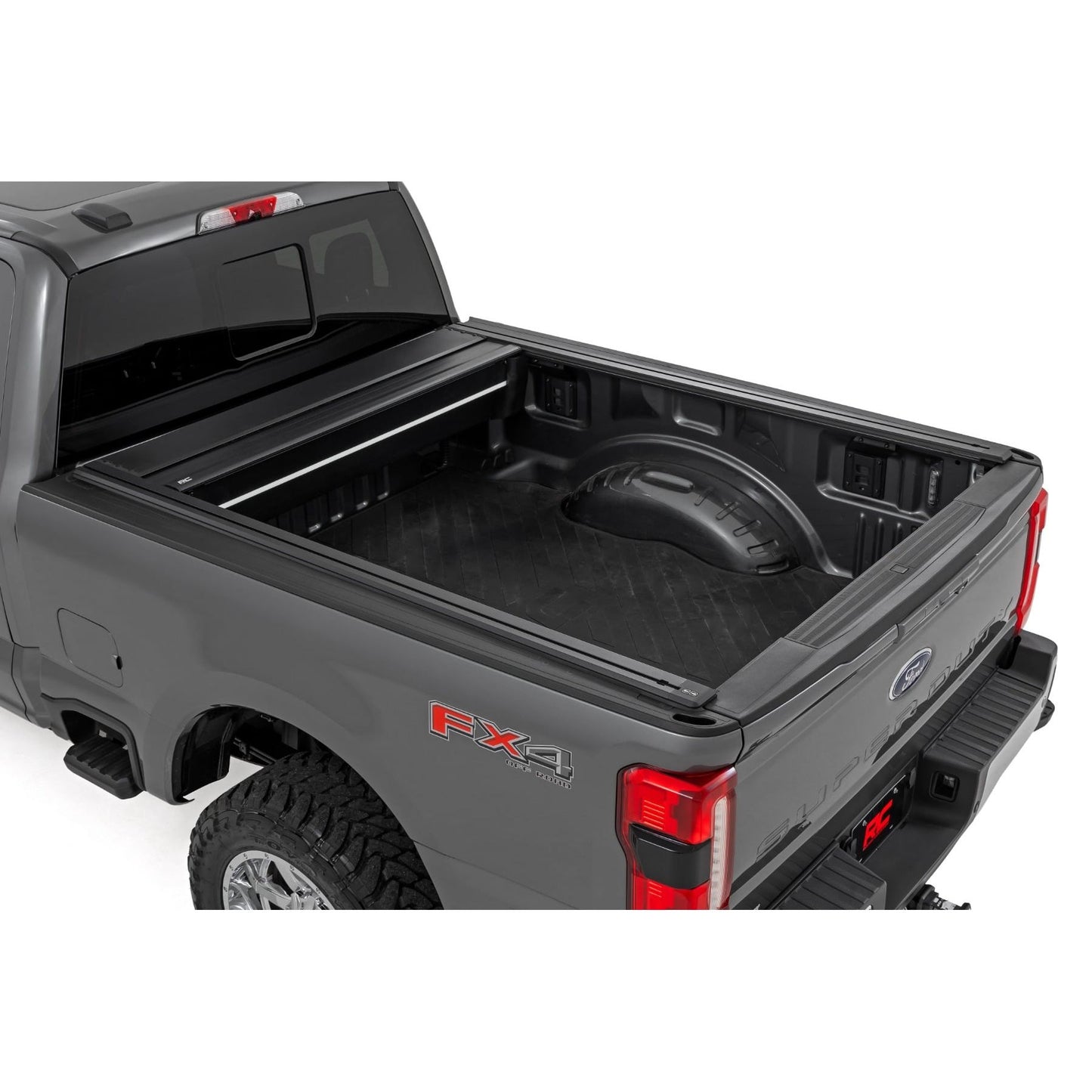 ROUGH COUNTRY | Powered Retractable Bed Cover  6'10" Bed  Ford F-250/F-350 Super Duty (17-26) | 51507650