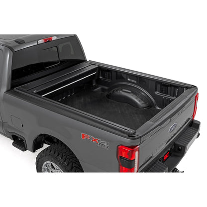 ROUGH COUNTRY | Powered Retractable Bed Cover  6'10" Bed  Ford F-250/F-350 Super Duty (17-26) | 51507650