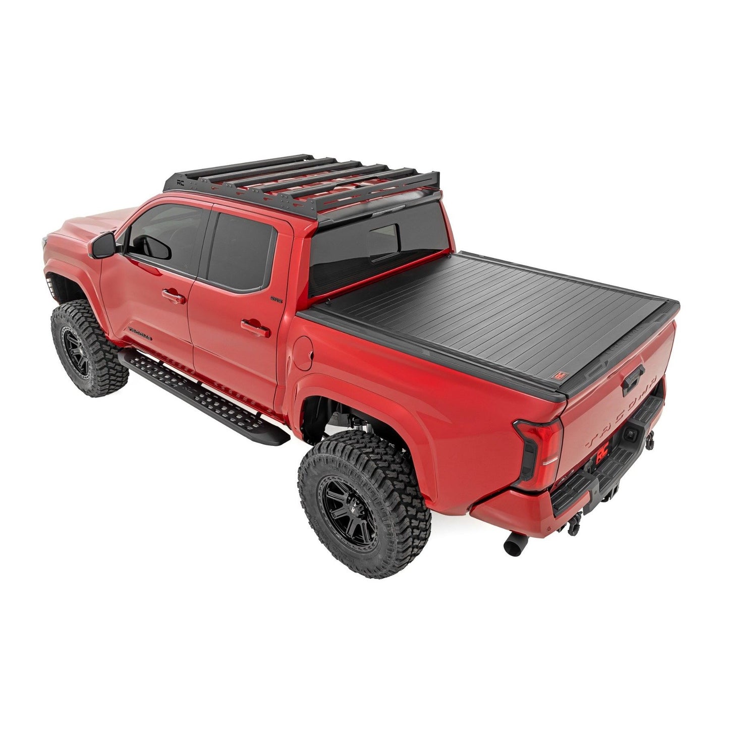 ROUGH COUNTRY Hard Roll Up Bed Cover | 5' Bed | Toyota Tacoma 2WD/4WD (2024-2025) | 50415551