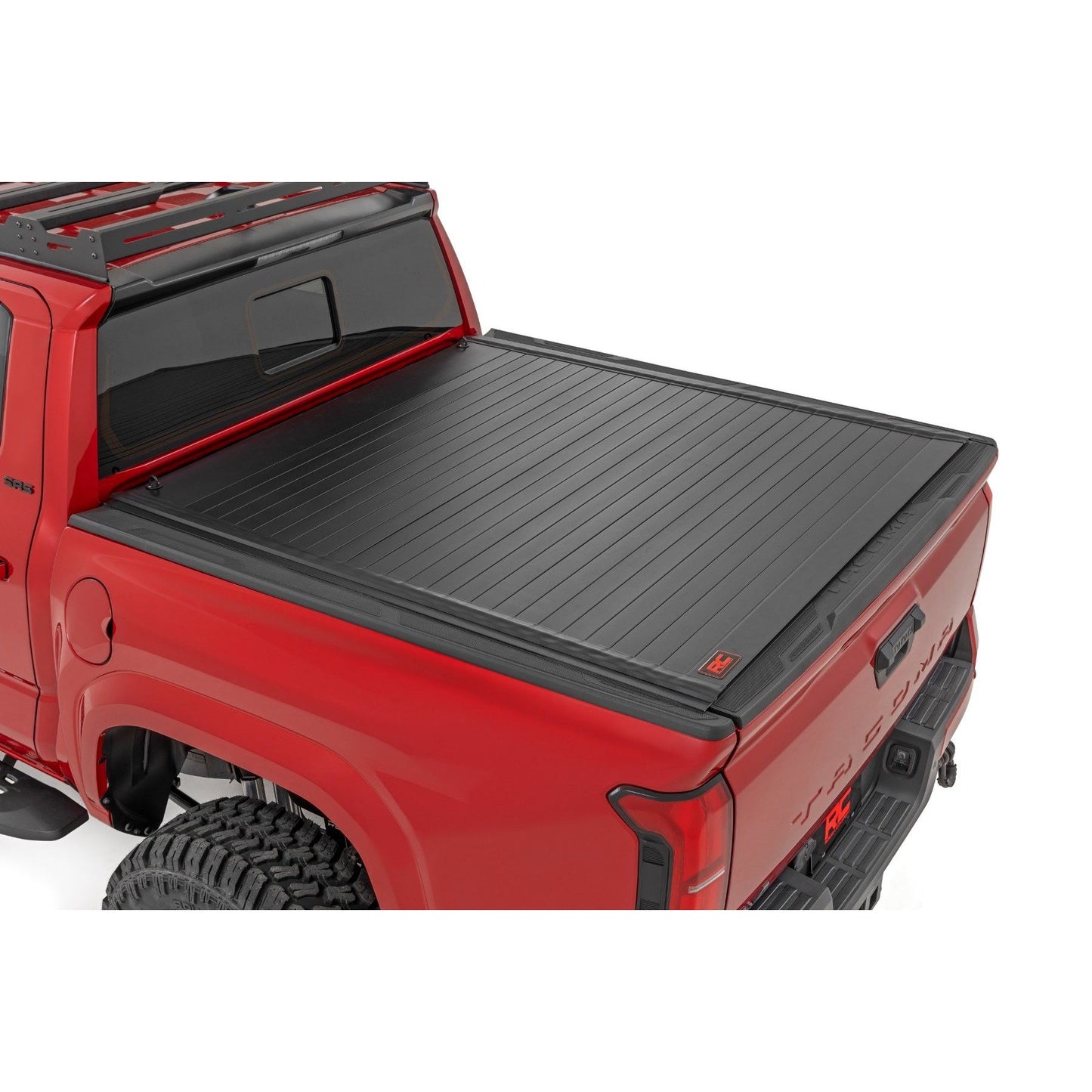 ROUGH COUNTRY Hard Roll Up Bed Cover | 5' Bed | Toyota Tacoma 2WD/4WD (2024-2025) | 50415551