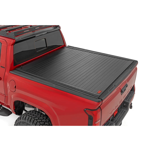 ROUGH COUNTRY Hard Roll Up Bed Cover | 5' Bed | Toyota Tacoma 2WD/4WD (2024-2025) | 50415551
