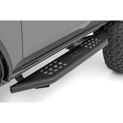 ROUGH COUNTRY OV2 Running Boards | Side Step Bars | 2-Door | Ford Bronco (2 Door) (21-25) | 14004