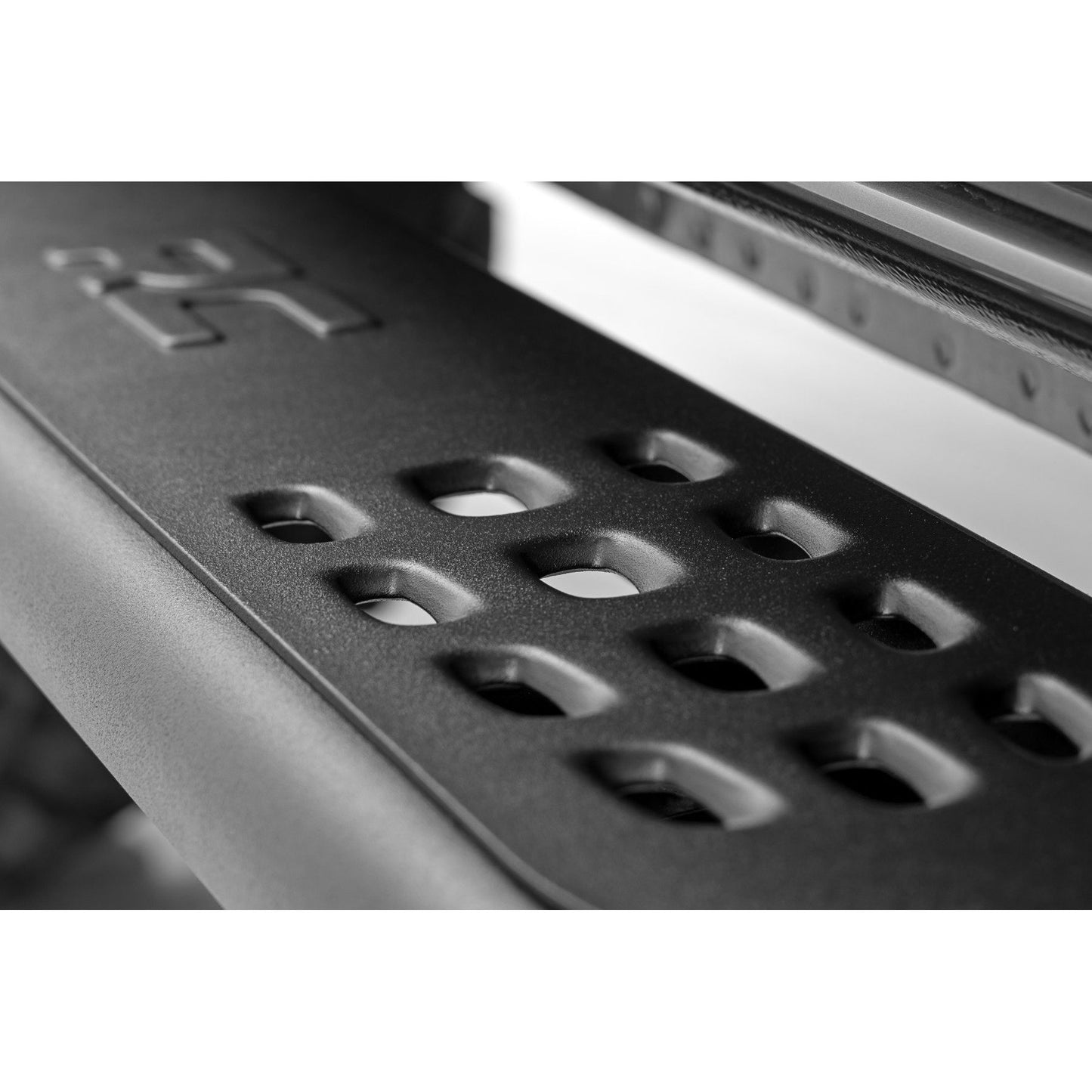 ROUGH COUNTRY OV2 Running Boards | Side Step Bars | 2-Door | Ford Bronco (2 Door) (21-25) | 14004