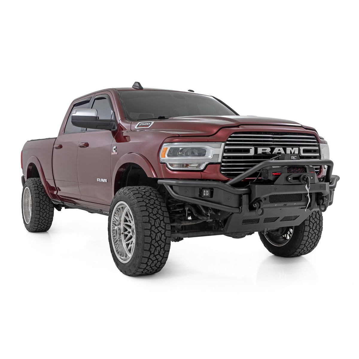 ROUGH COUNTRY RCS51212W 51212W Front Bumper Tubular Ram 2500/3500 2019-26