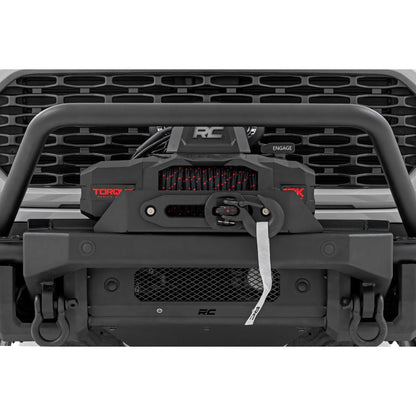 ROUGH COUNTRY Front Bumper | Tubular |Winch Mount | Ford F-150 2WD/4WD (2021-2023) | 51216W