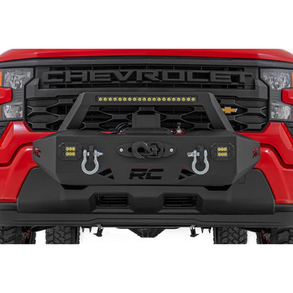 ROUGH COUNTRY EXO Winch Mount Kit | Chevy Silverado 1500 2WD/4WD (2019-2026) | 10814