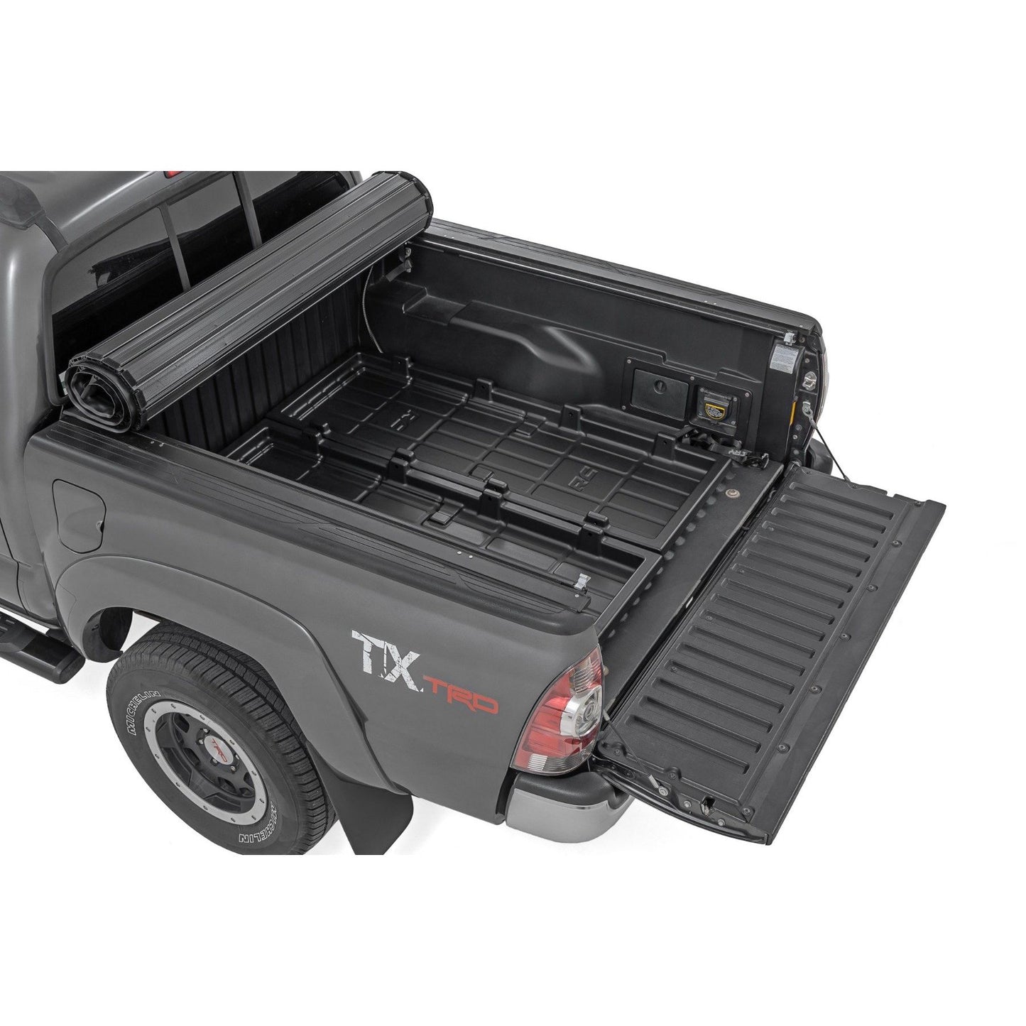 ROUGH COUNTRY Truck Bed Cargo Storage Tray | Mid-Size Bed Storage Tray | Easy Access | 10210