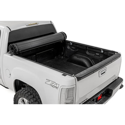 ROUGH COUNTRY | Hard Roll Up Bed Cover  5'9" Bed  Chevy/GMC Sierra/Silverado 1500 (07-13) | 50123551
