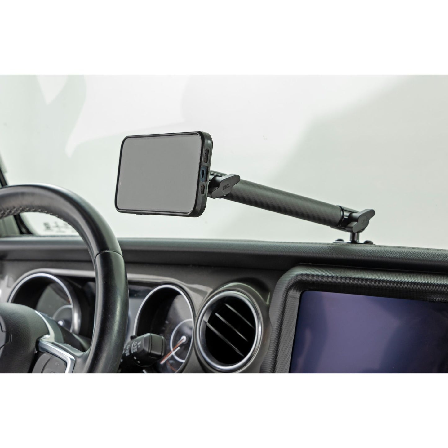 ROUGH COUNTRY Dash Mount | 8" Mount Kit | Jeep Gladiator JT/Wrangler JL 4WD (2018-2025) | 10662