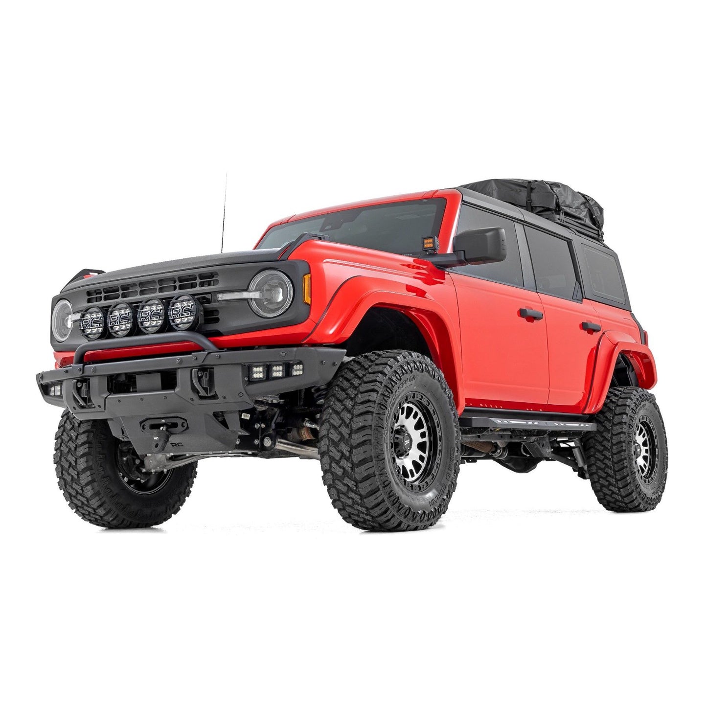 ROUGH COUNTRY Fender Flares | PQ Race Red | Ford Bronco 4WD (2021-2025) | O-F12124-PQ