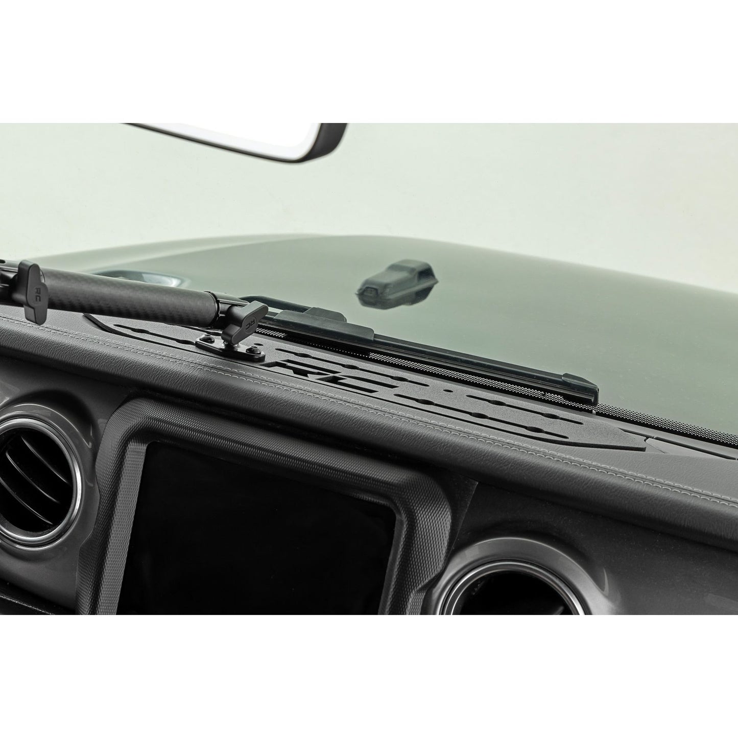 ROUGH COUNTRY Dash Mount | 8" Mount Kit | Jeep Gladiator JT/Wrangler JL 4WD (2018-2025) | 10662