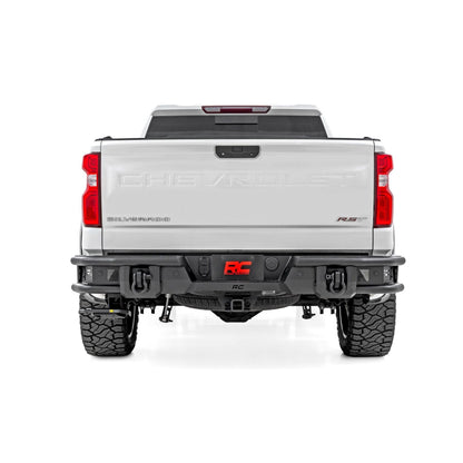 ROUGH COUNTRY Rear Bumper | Tubular | Chevy Silverado 1500 2WD/4WD (2019-2026) | 51219