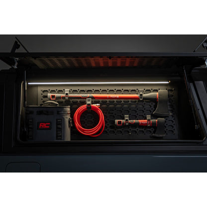 ROUGH COUNTRY | Bed Cap Molle Panel Side Storage Bin  Drivers Side  Jeep Gladiator JT (20-26) | 734054
